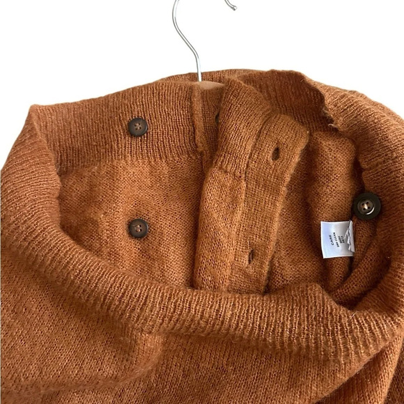 Wallace knits unisex double  breasted 10 button angora blend cardigan W-M men-S - Picture 4 of 12